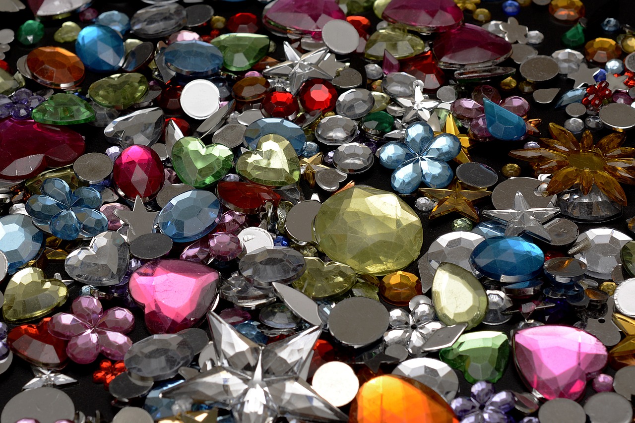 Image - semi precious stones tinker glitter