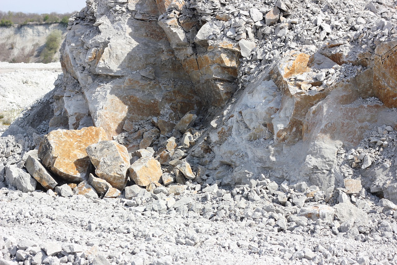 Image - quarry scree stone demolition rock