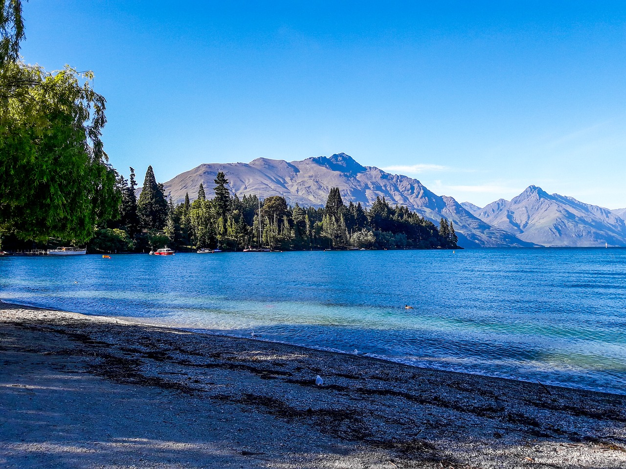 Image - new zealand landscape alps mountain