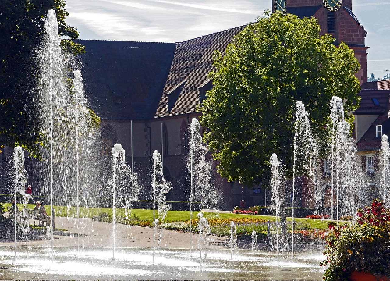 Image - fountains park summer refreshment