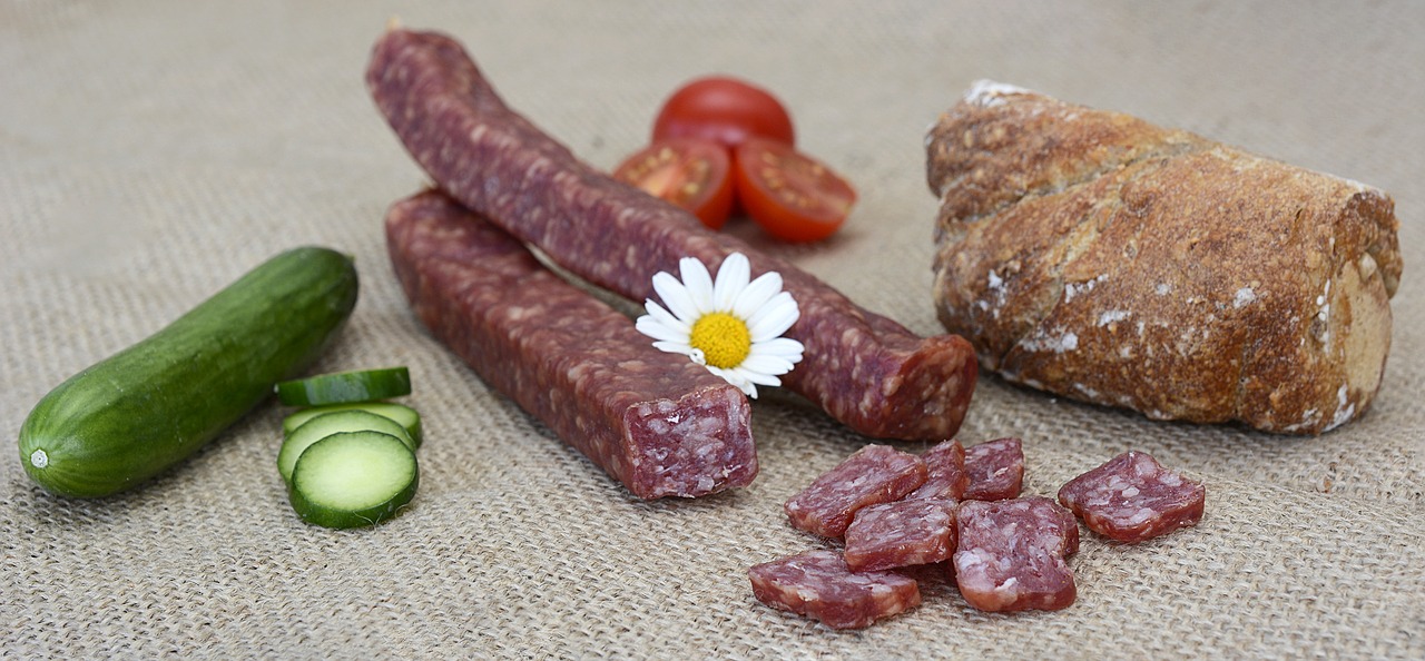 Image - landjäger sausage sausages spicy