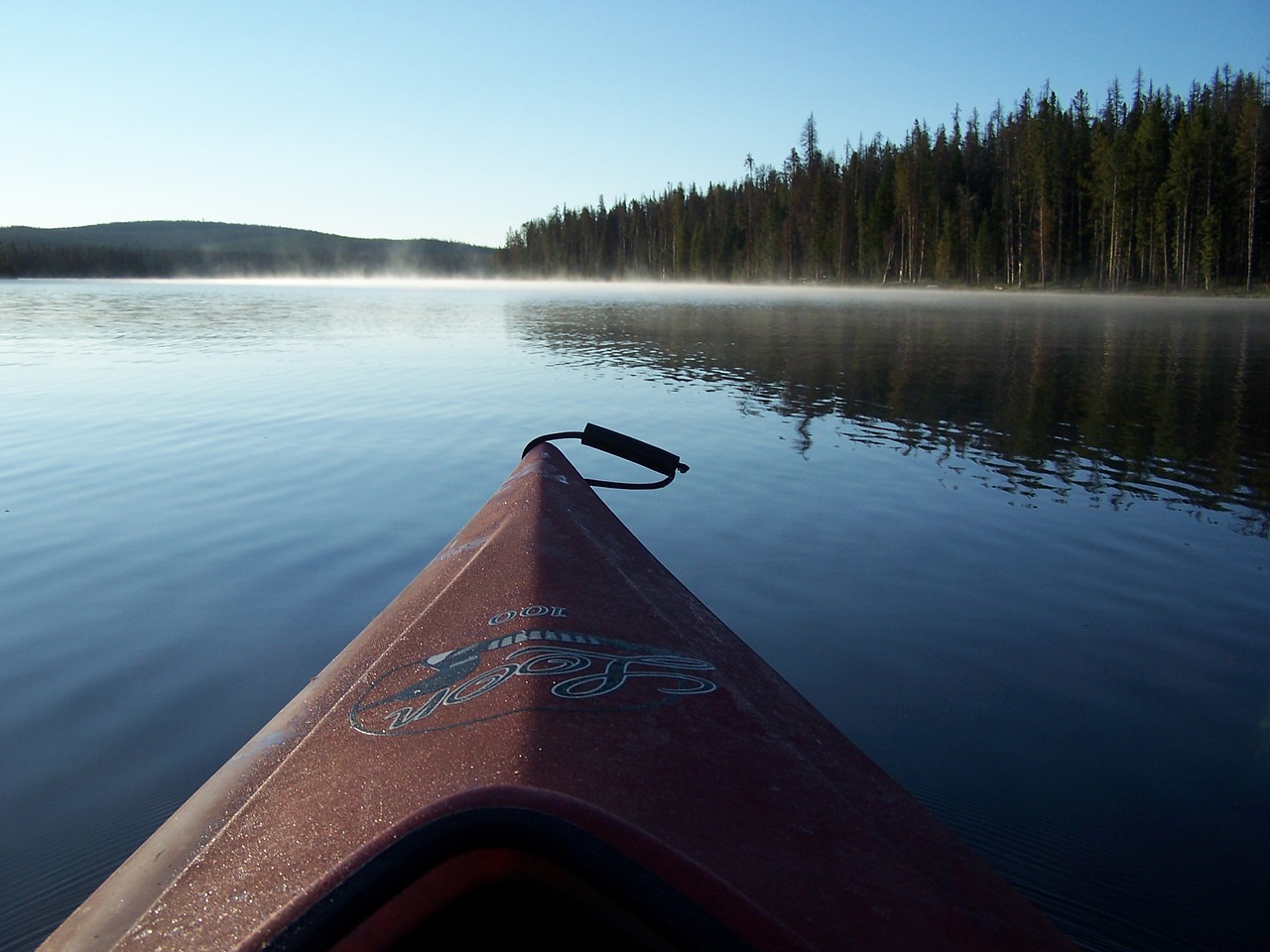 Image - kayak boat lake kayaking water