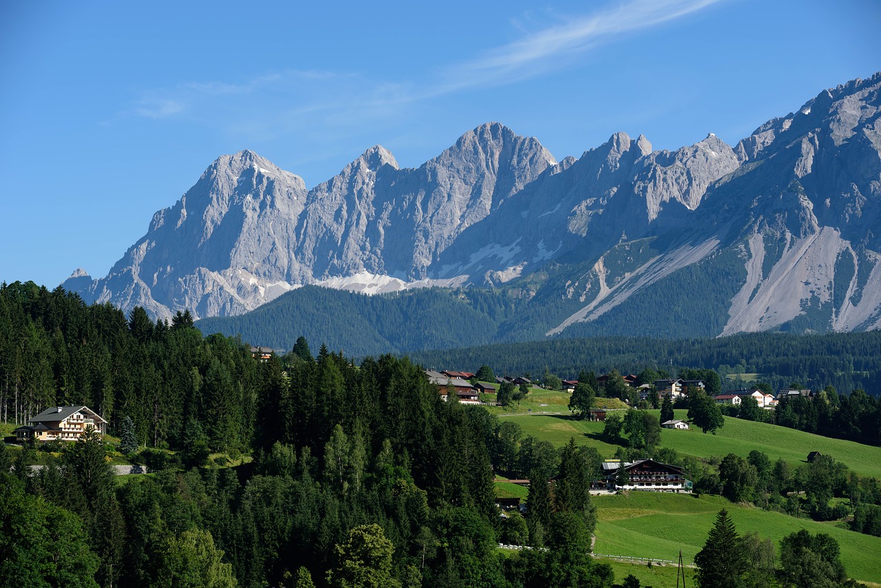 Image - alpine mountains rock imposing