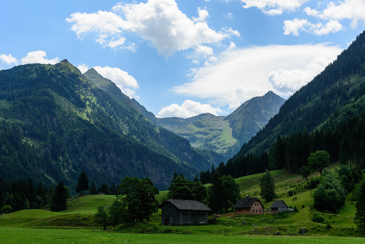 Image - valley mountains outlook landscape