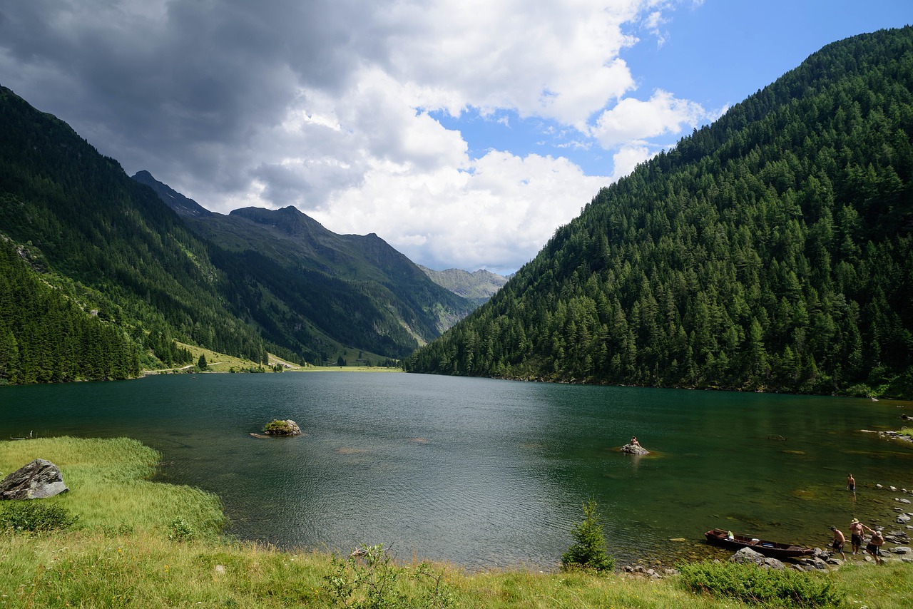 Image - mountains lake landscape water