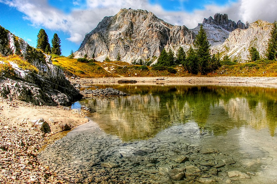 Image - dolomites mountains italy