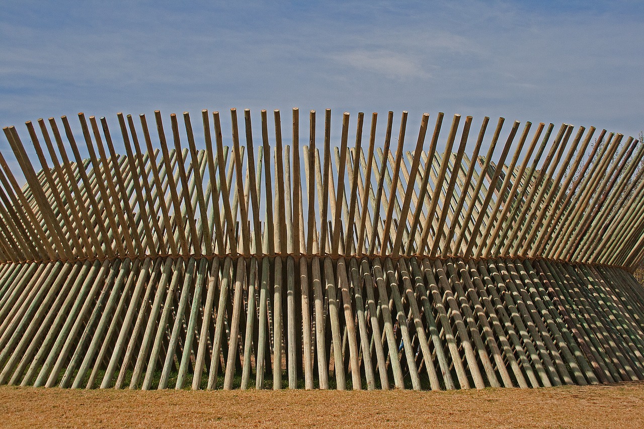 Image - pole structure sculpture wood beams