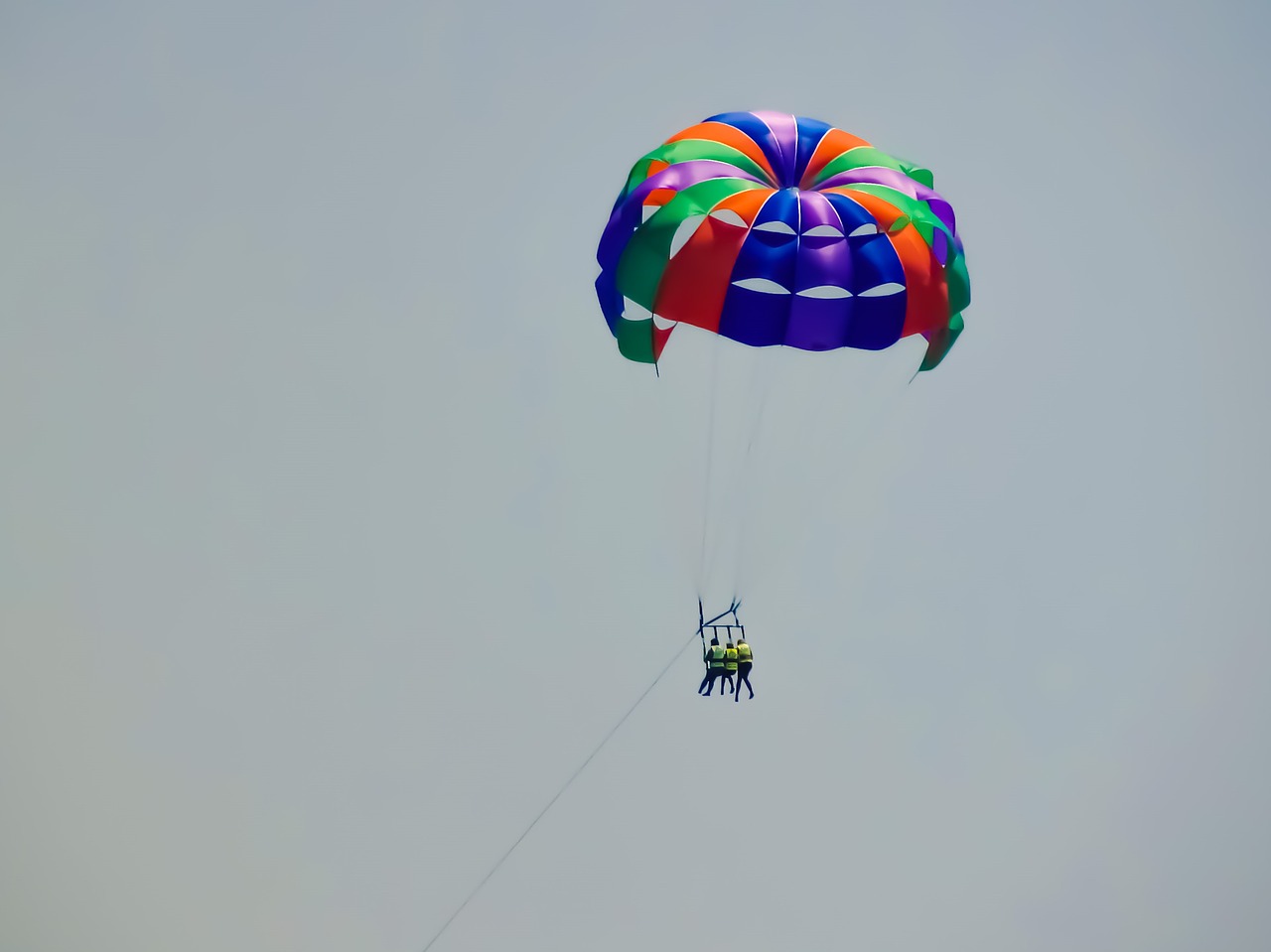 Image - parachute paragliding balloon sky