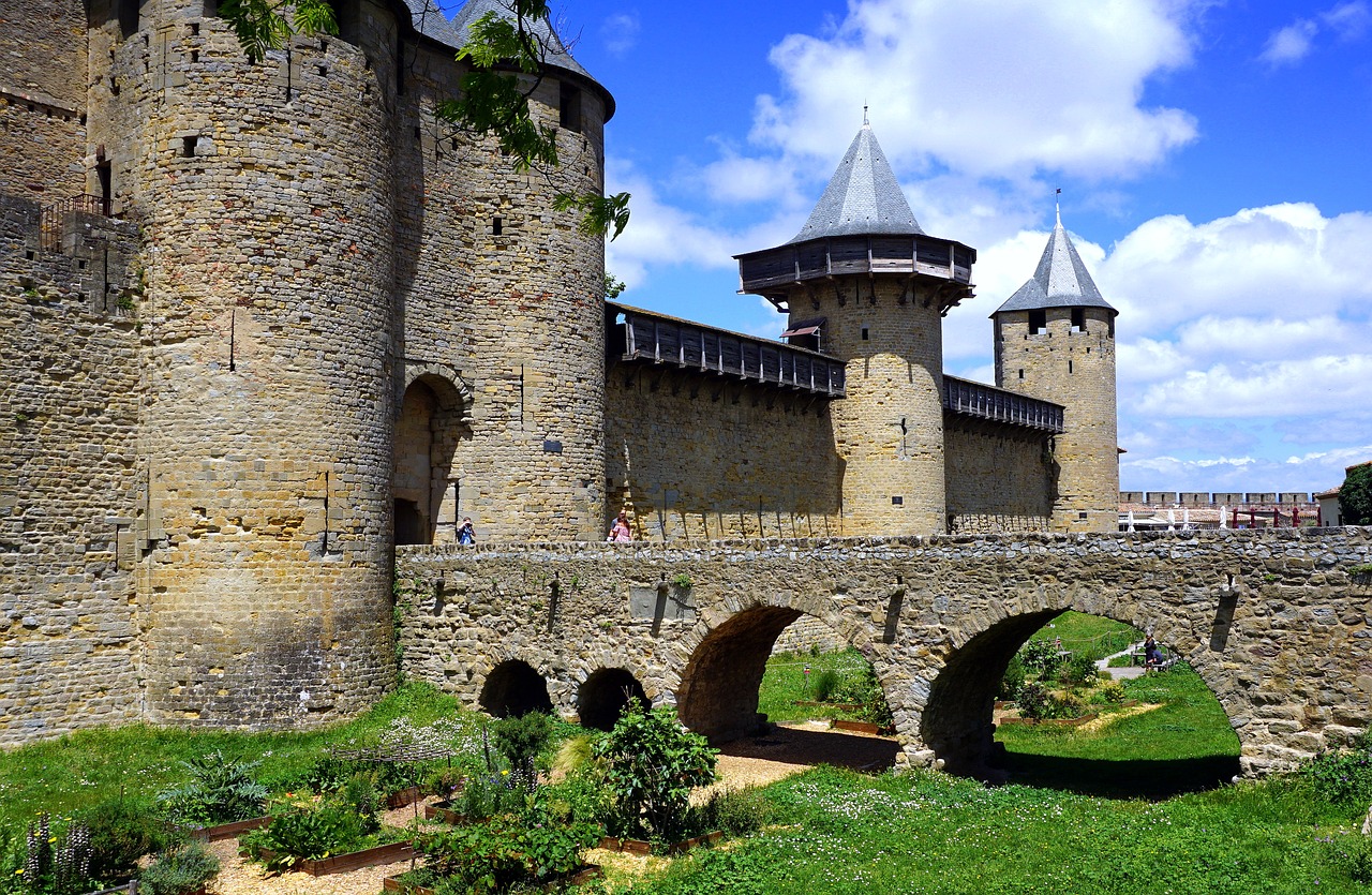 Image - castle medieval carcassonne france