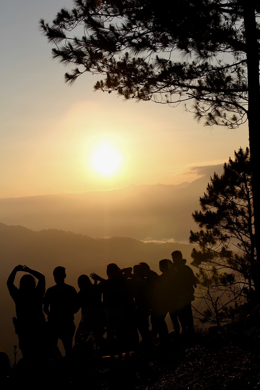 Image - sagada sunrise friendship friends