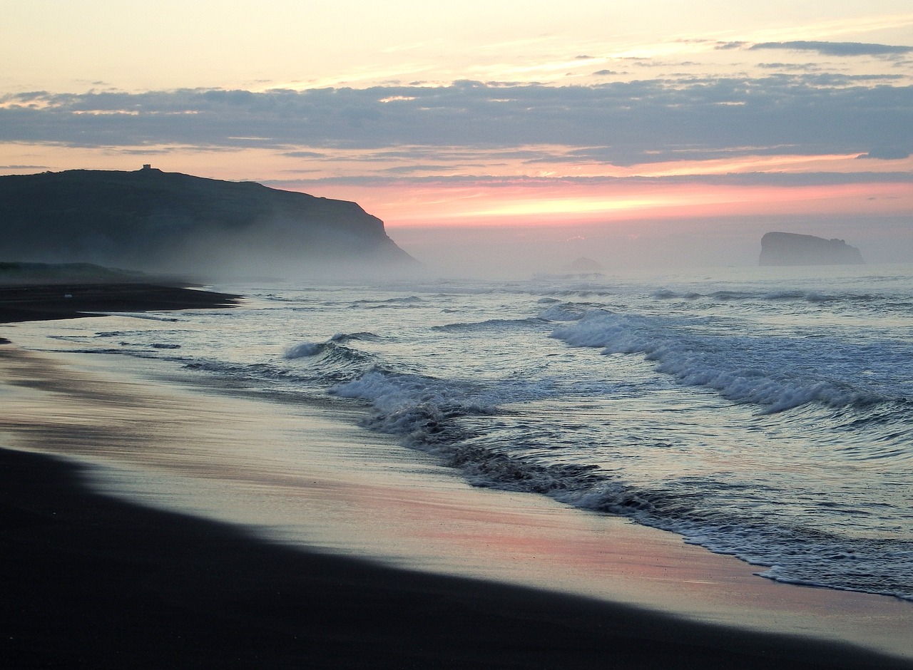 Image - sunrise dawn the pacific ocean