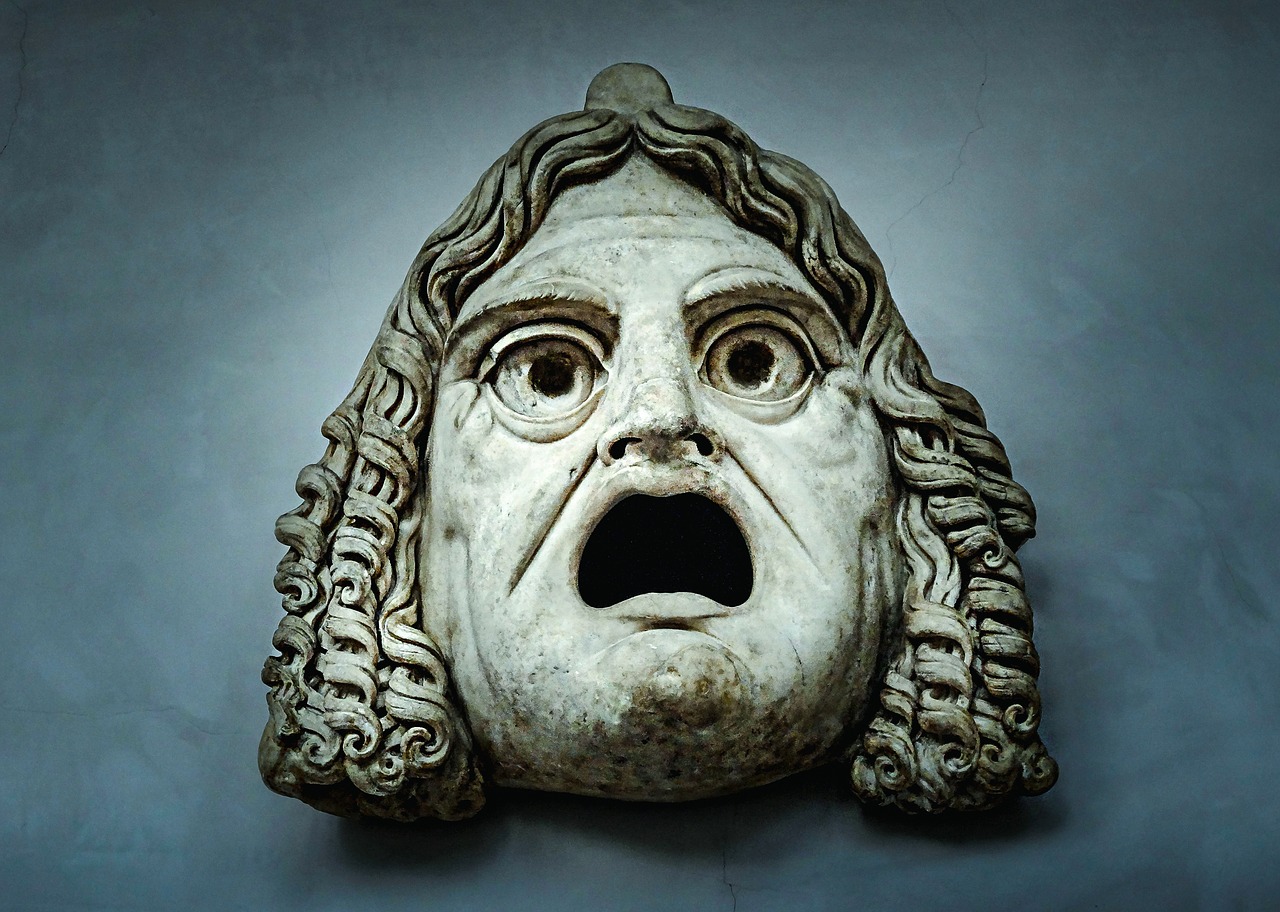 Image - mask sculpture horror fear person