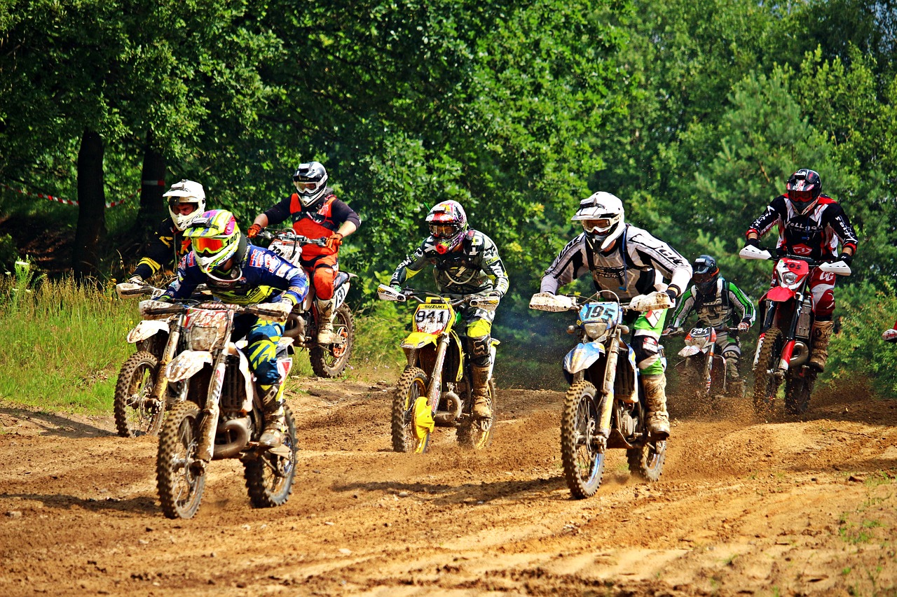 Image - motorcycle sport motocross start