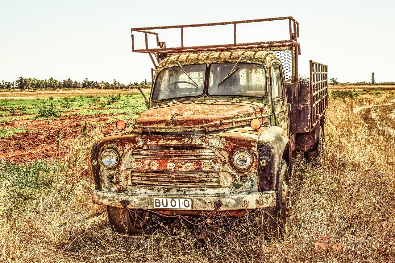 Image - old truck lorry car countryside