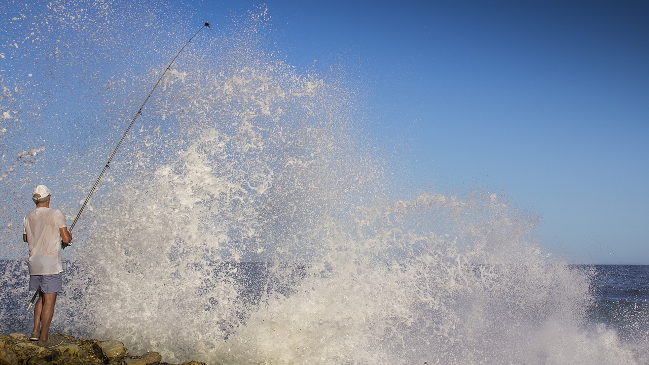 Image - fishing surprise giant wave wave