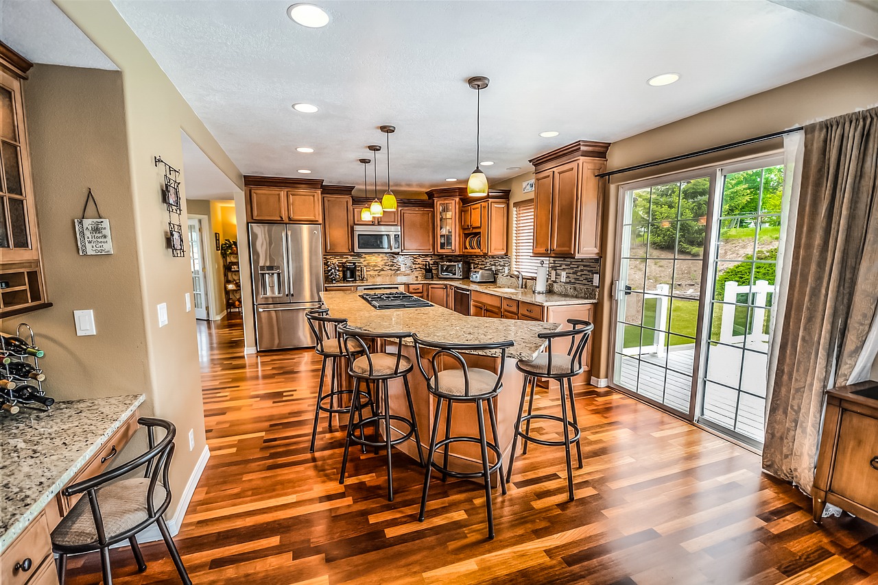 Image - kitchen center island deck