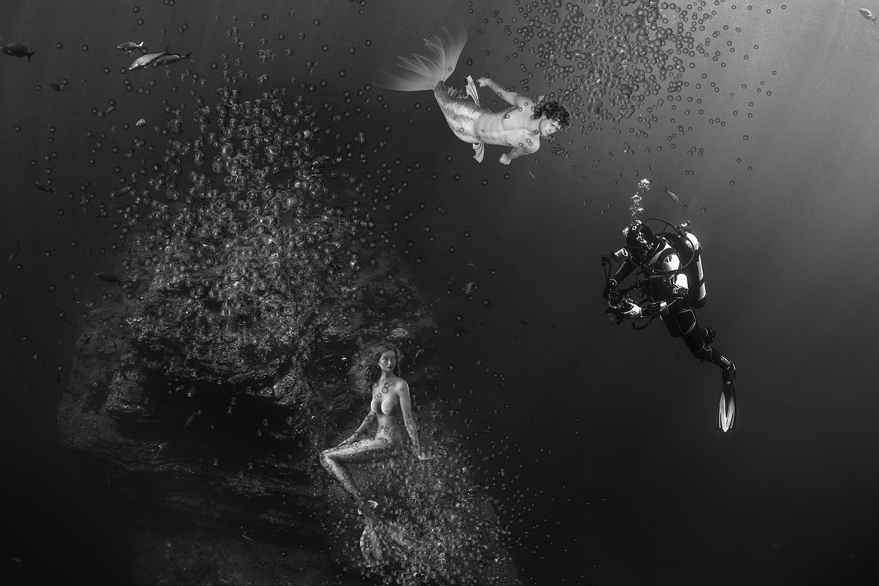Image - mermaid water creature mystical