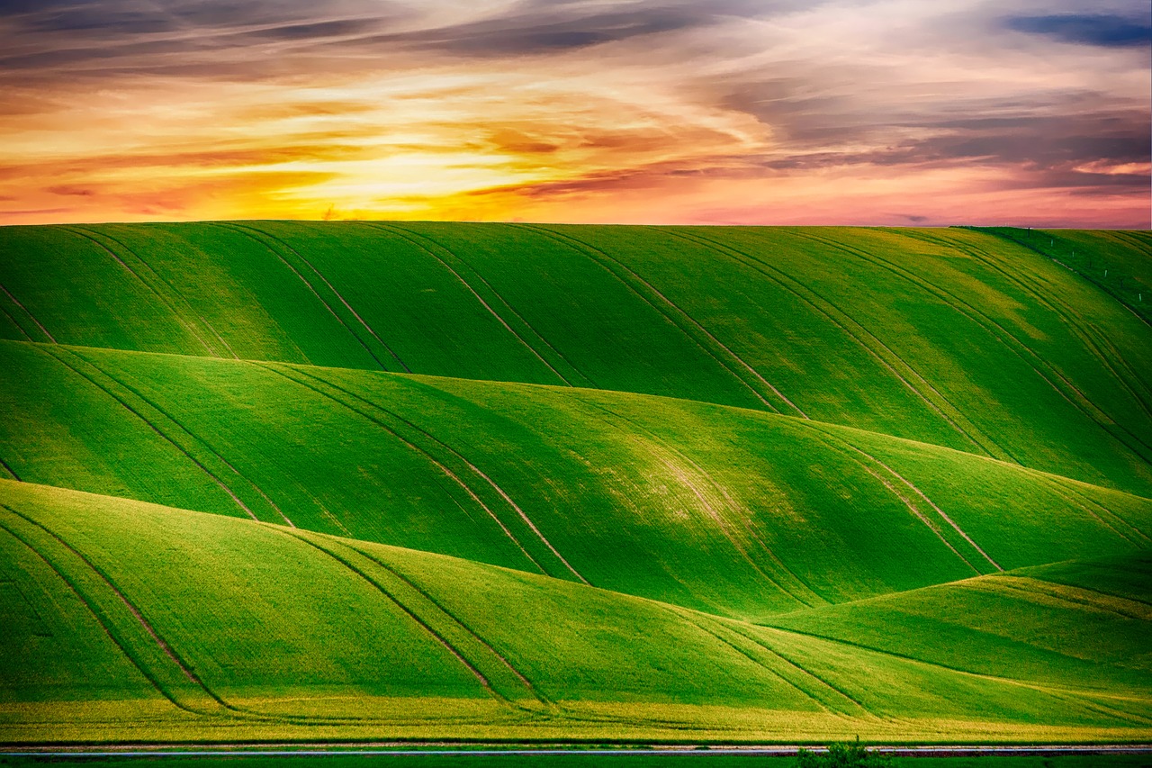 Image - hills countryside sky rural