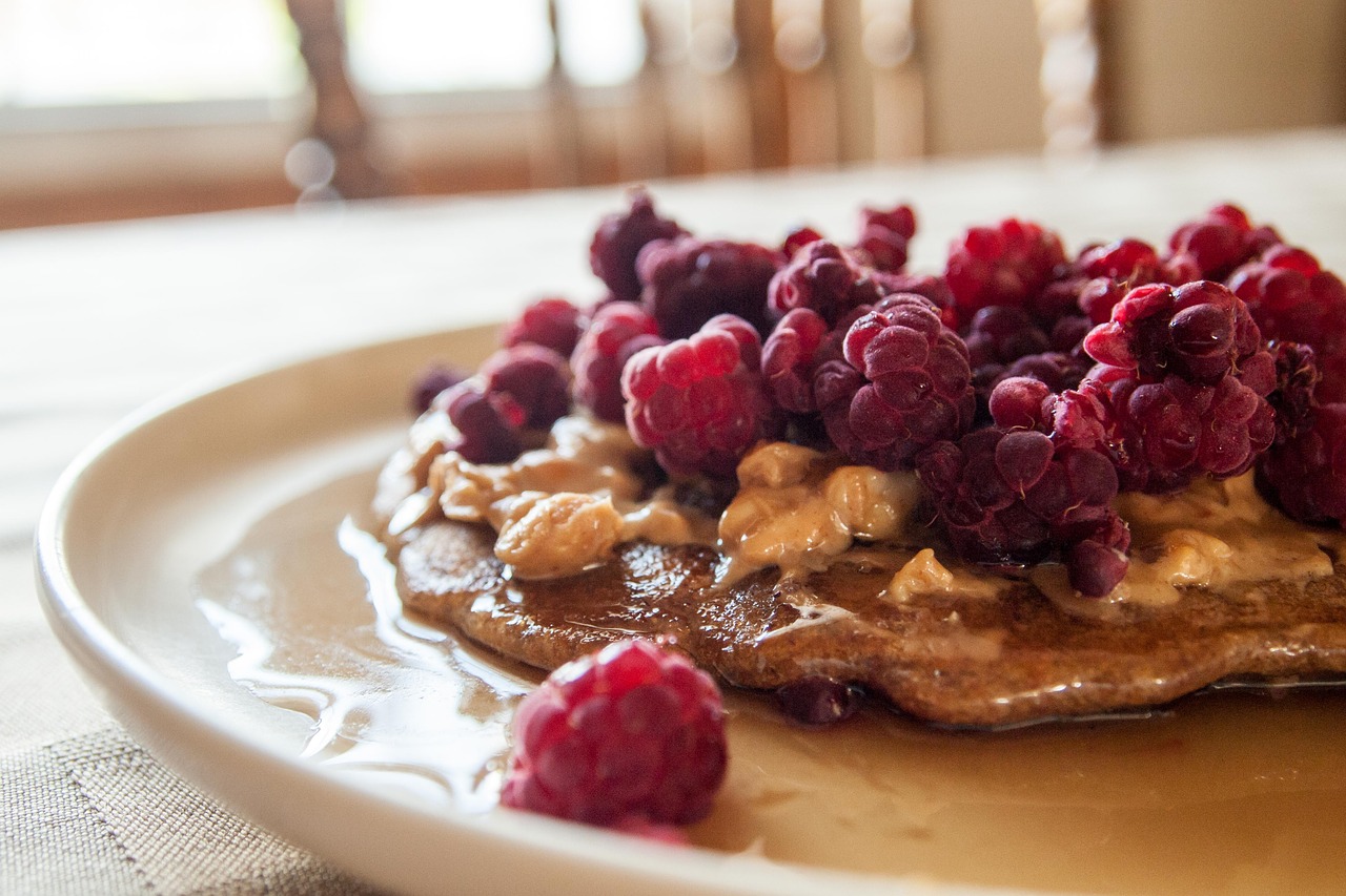 Image - food breakfast pancake fruit