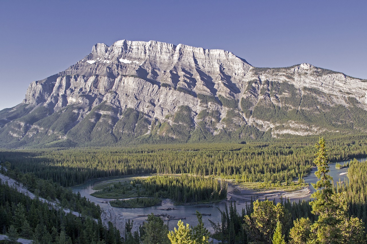 Image - highway mountain trees forest