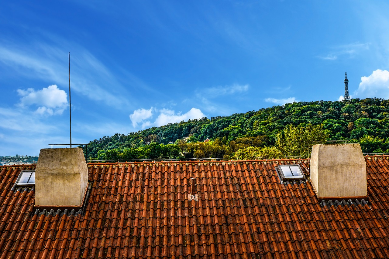 Image - prague czech petrin tower roof