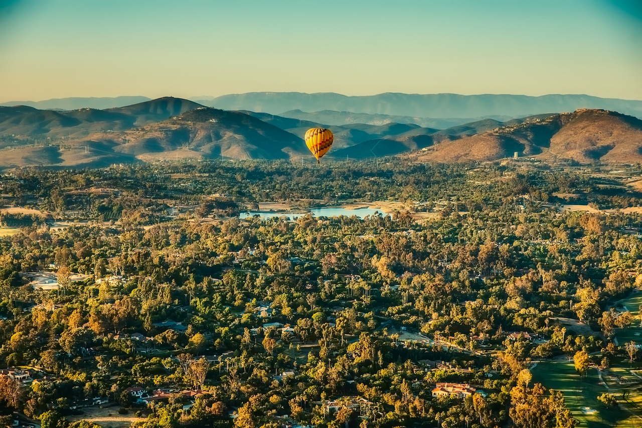 Image - new mexico hot air balloon landscape