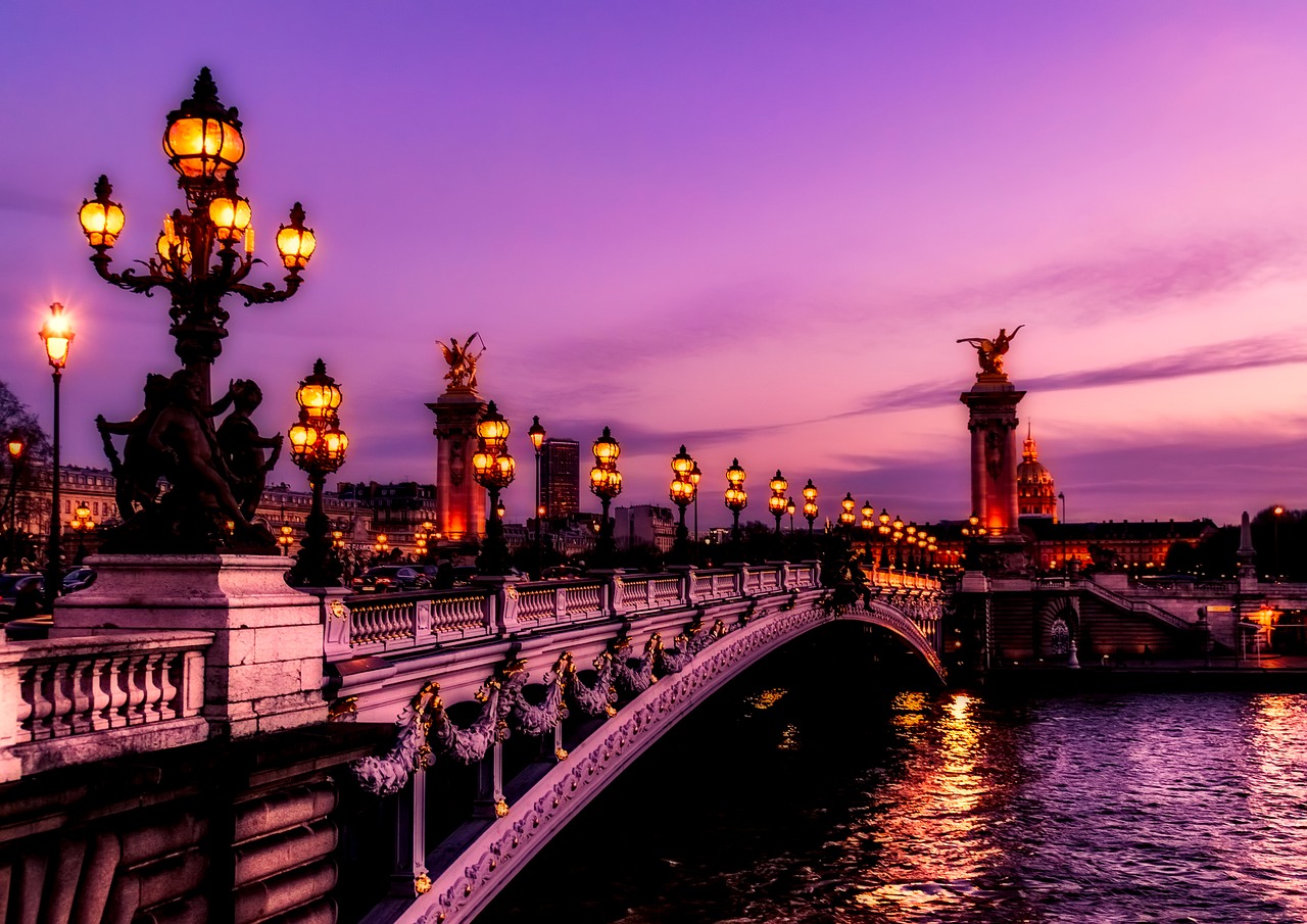 Image - paris france bridge river water