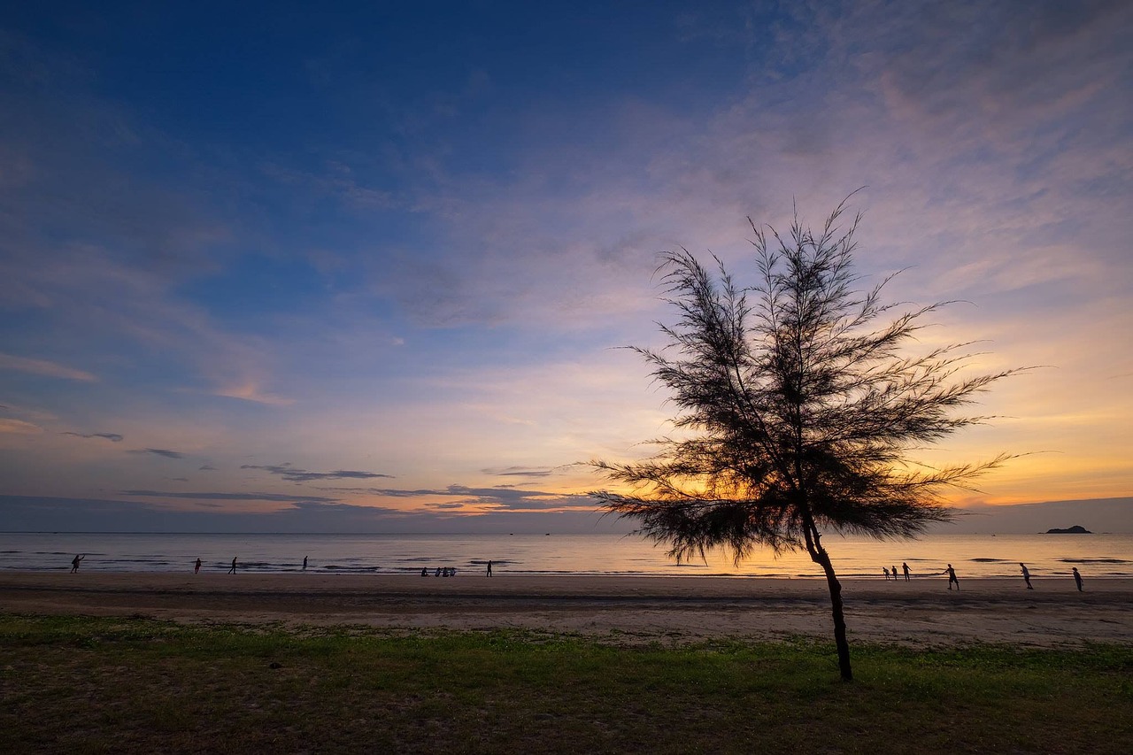 Image - morning prachuap khiri khan seashore