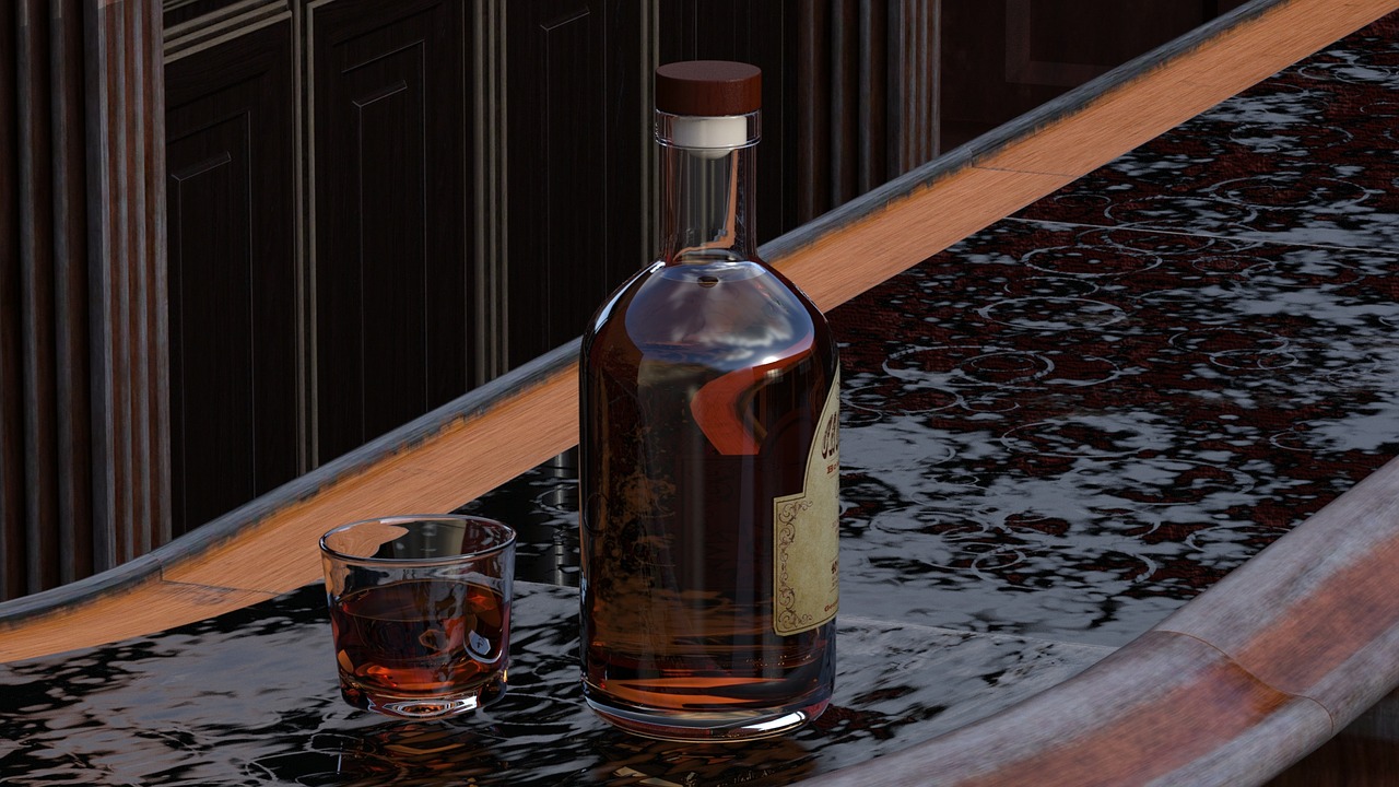 Image - whisky glass alcohol drink brandy