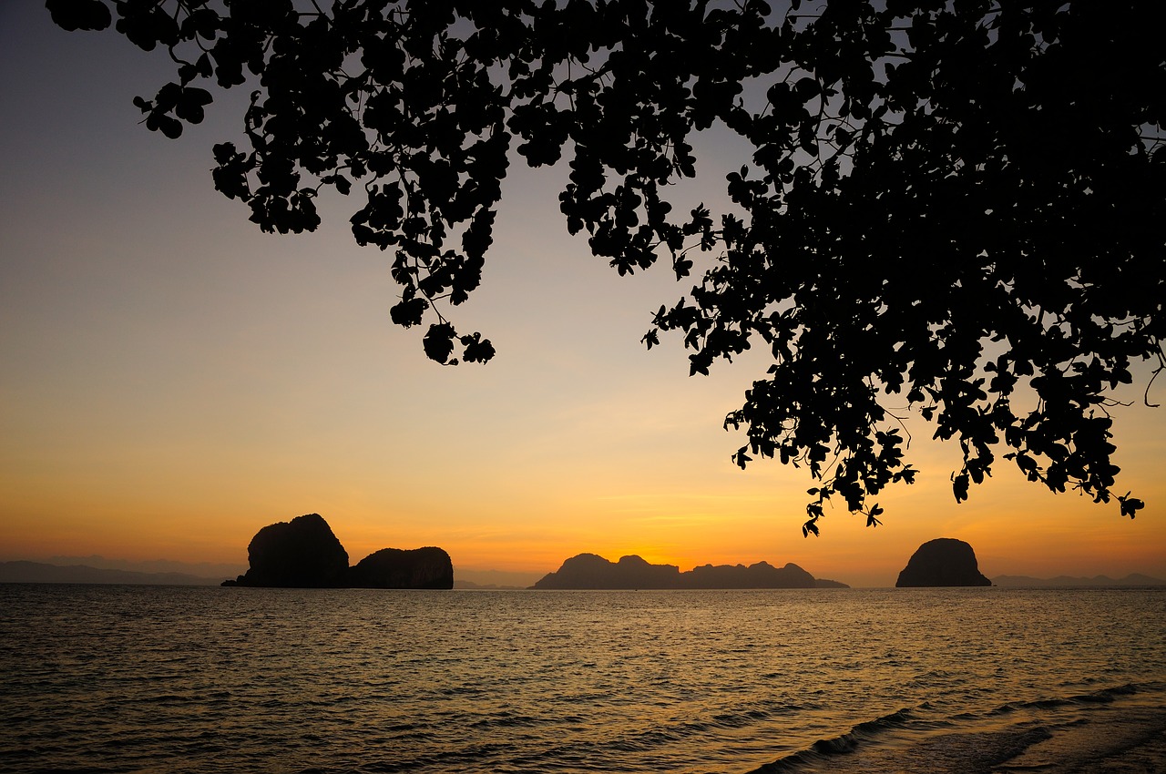 Image - sea sunrise sun sand trang