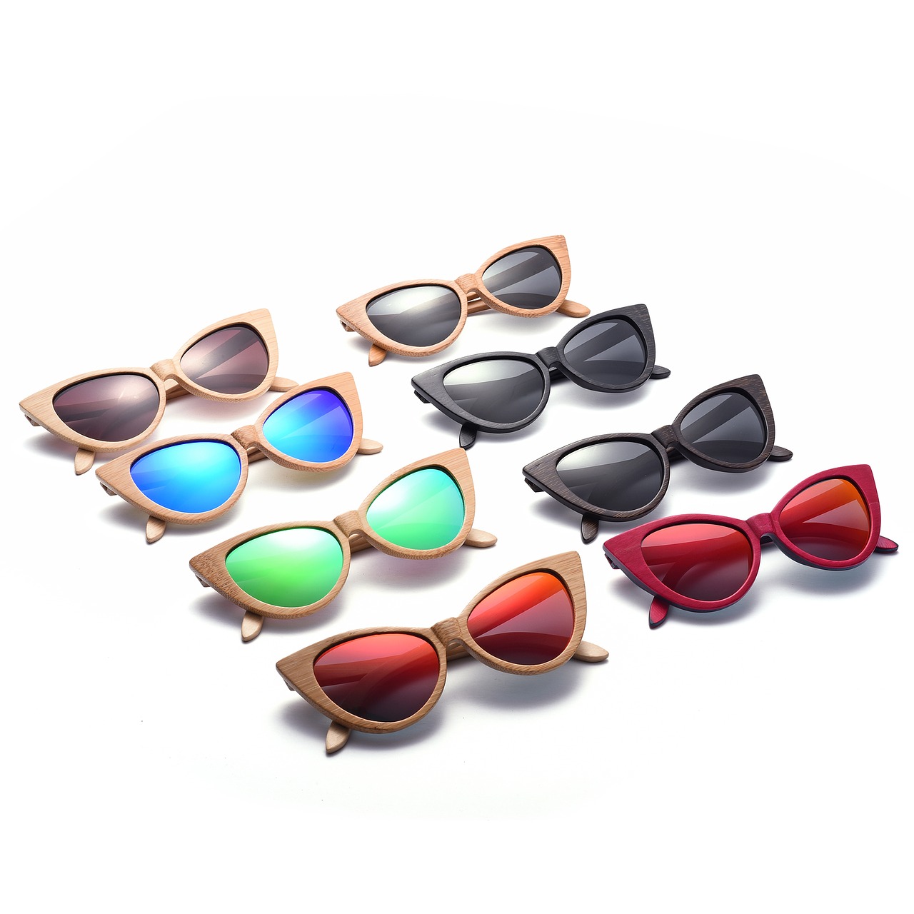 Image - cat eye sunglasses wood sunglasses