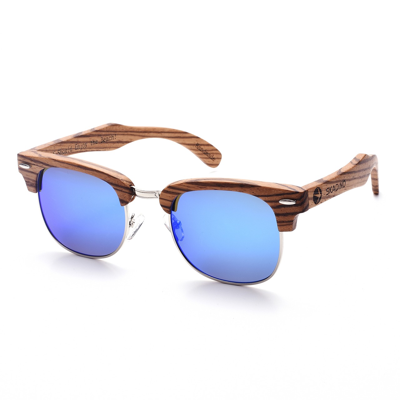 Image - wood sunglasses clubmaster sunglasses