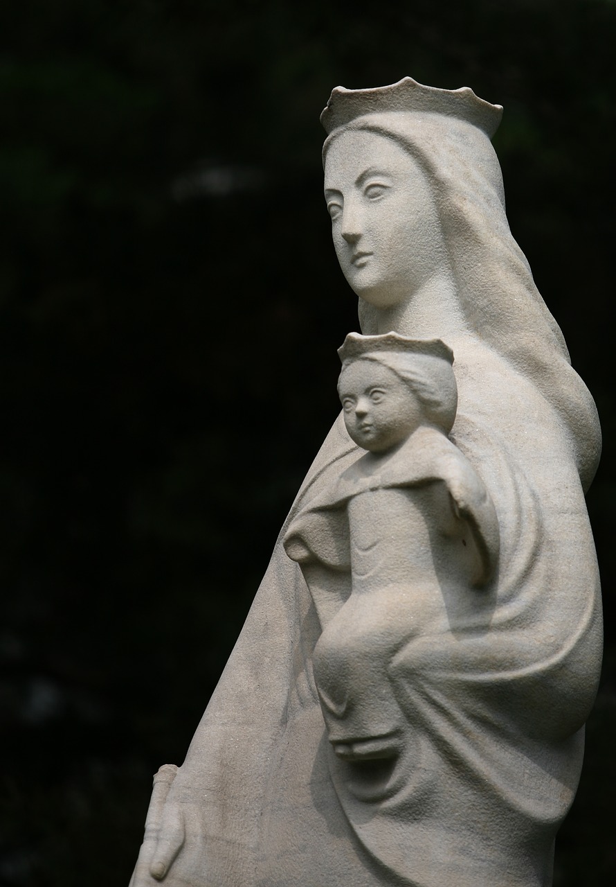 Image - our lady sculpture marble religion