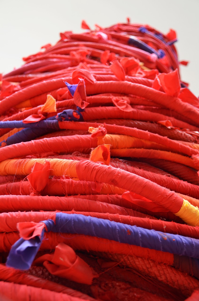 Image - fabric gangs red art