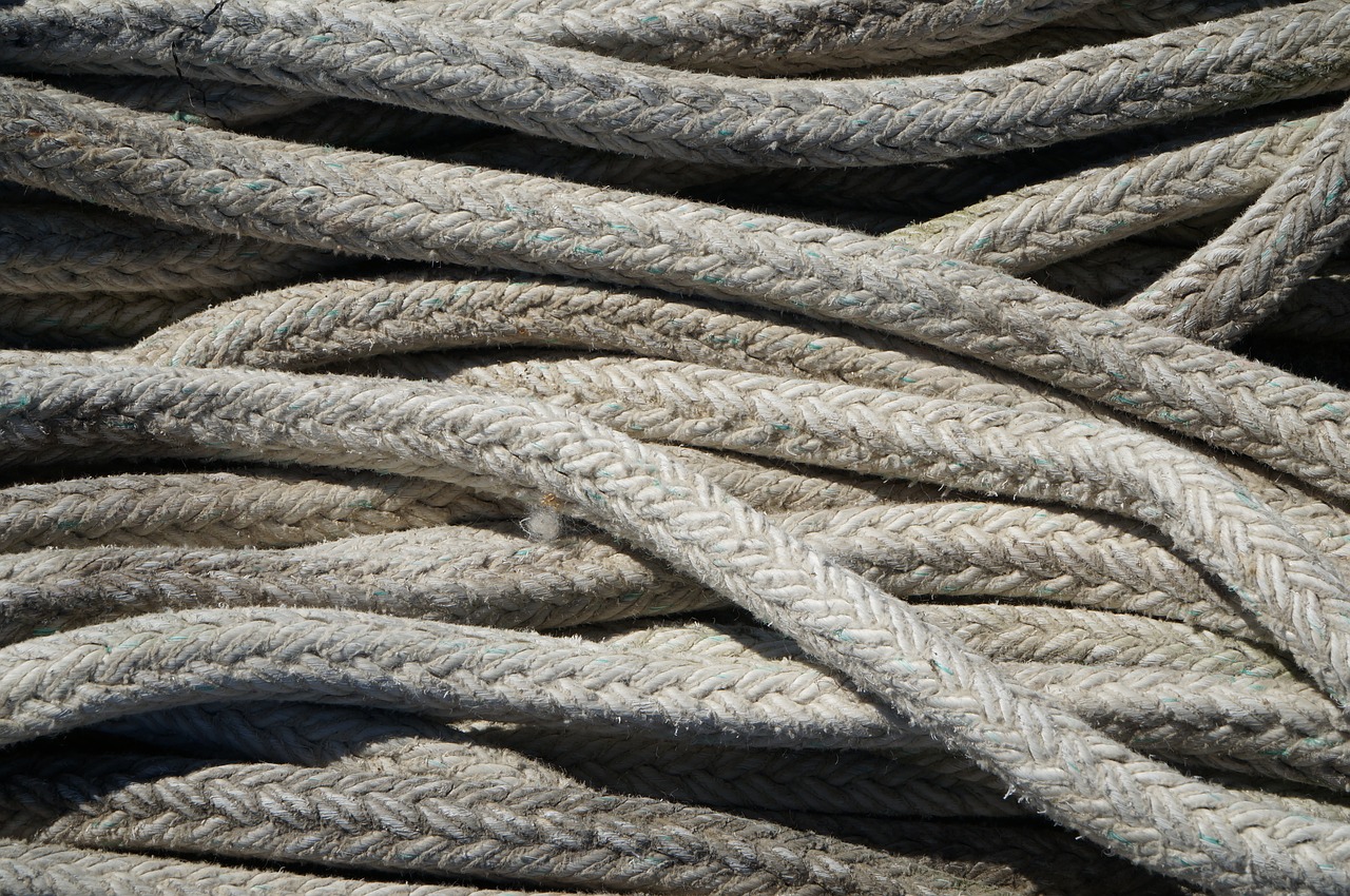 Image - rope lines sea cord white marine