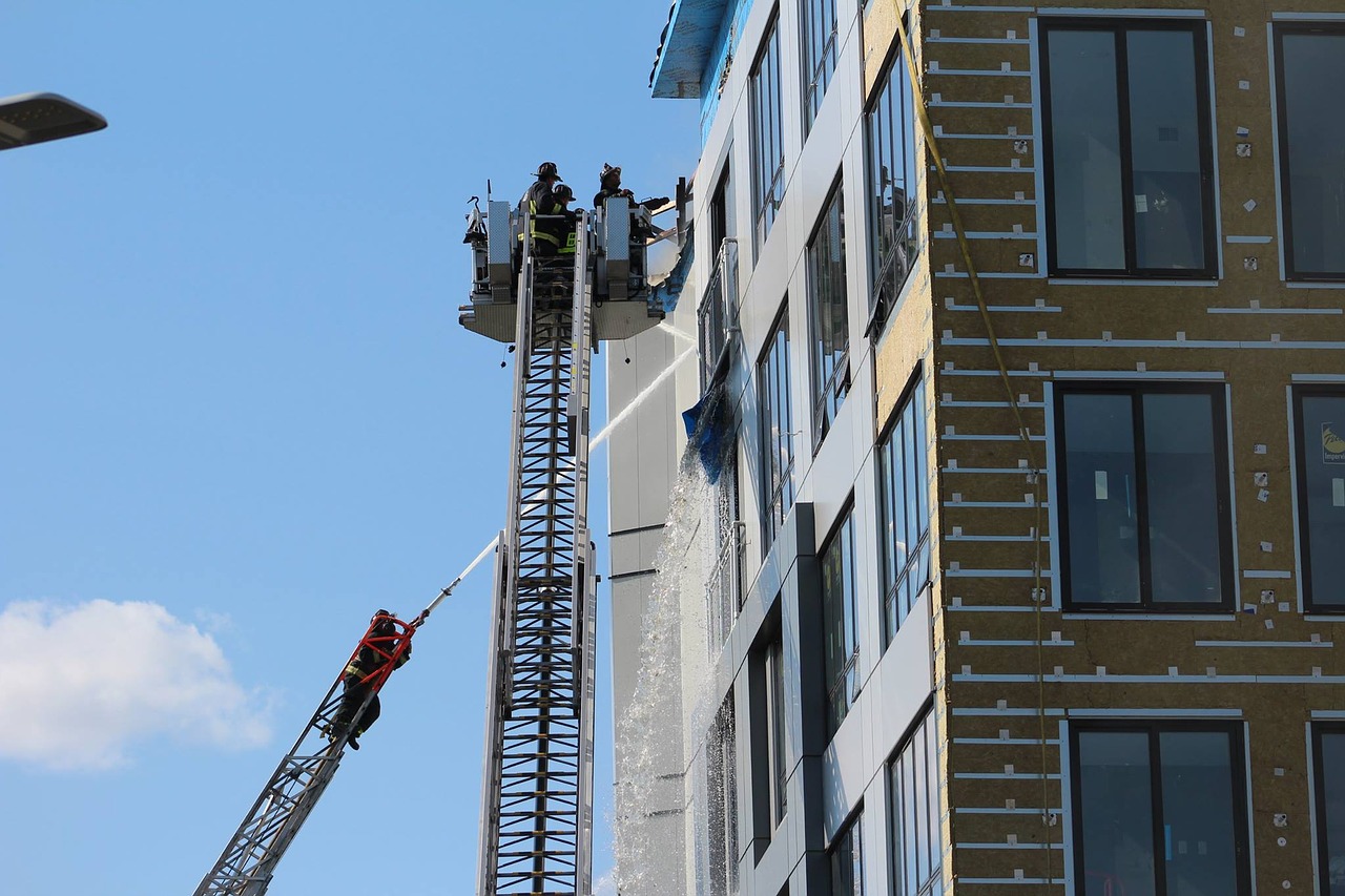 Image - fire building hose emergency city