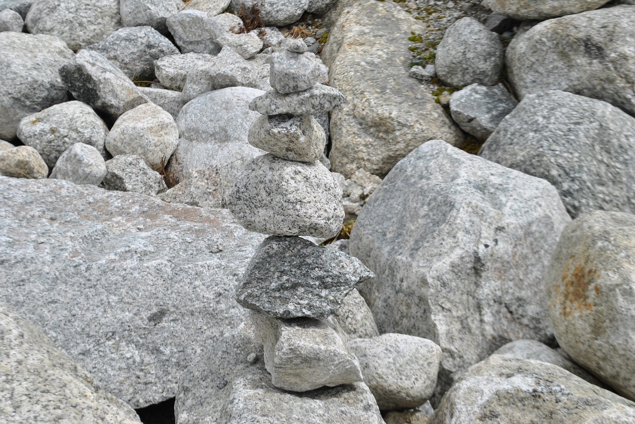 Image - stones cairn grey smart each other
