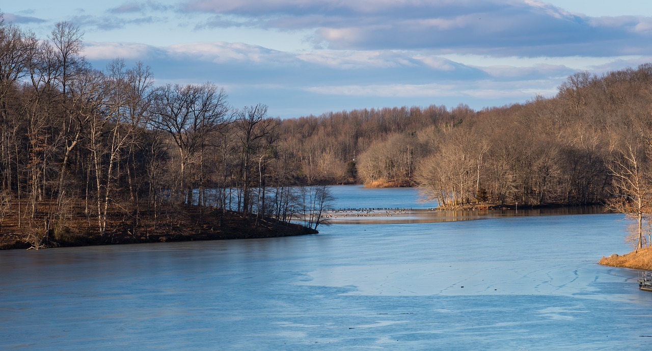 Image - tranquil peaceful frozen water