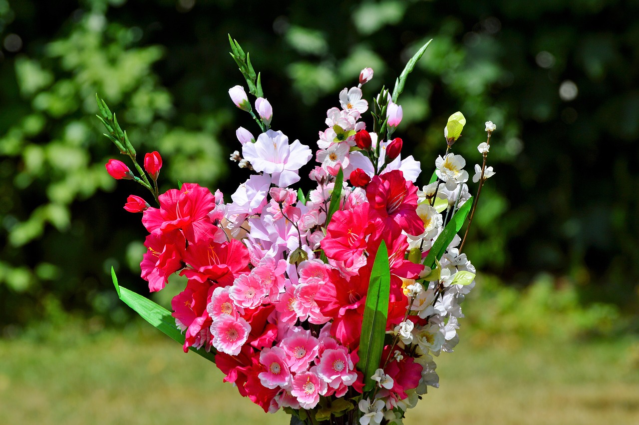 Image - bouquet of flowers lilies roses