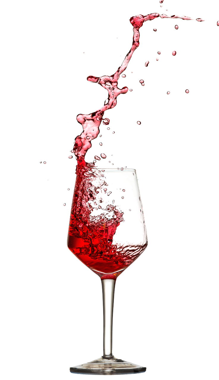 Image - wine glass transparent isolated