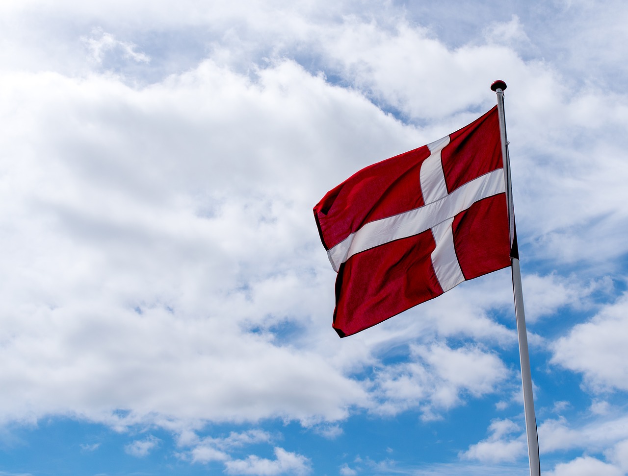 Image - danish flag sky denmark symbol