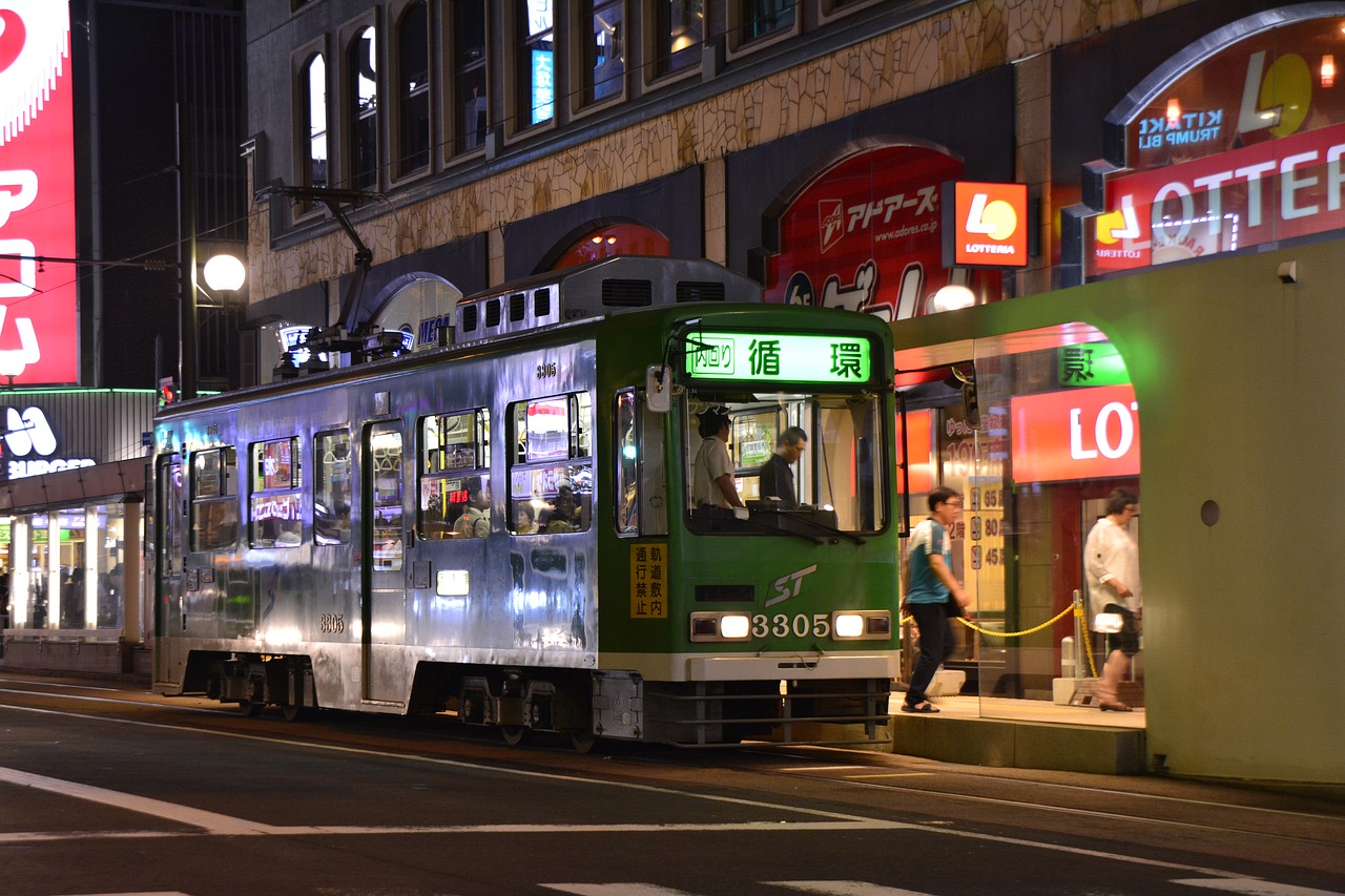 Image - japan tram travel car train