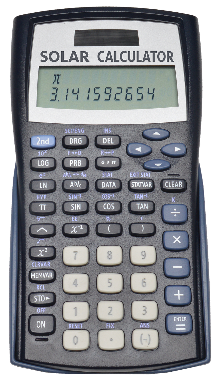 Image - solar calculator pi math office