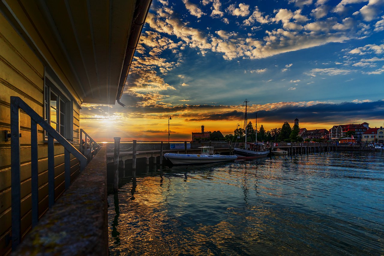 Image - port lake constance lake boats
