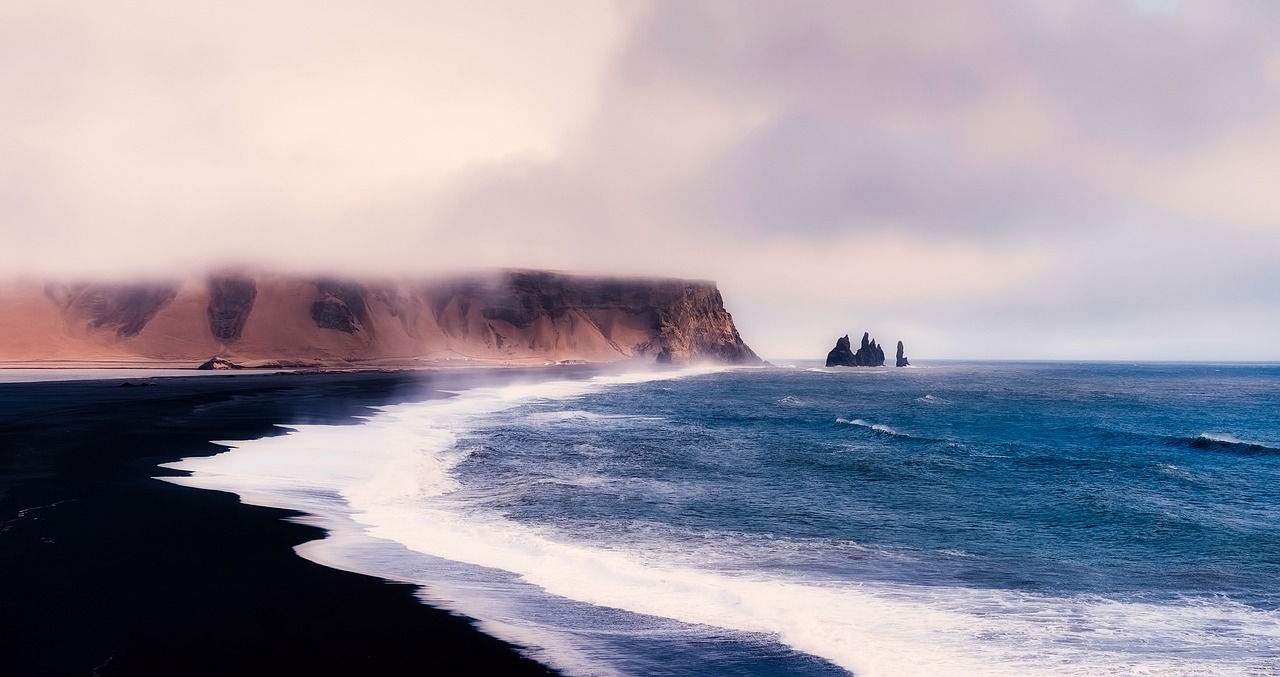 Image - iceland tourism sunset sunrise sea