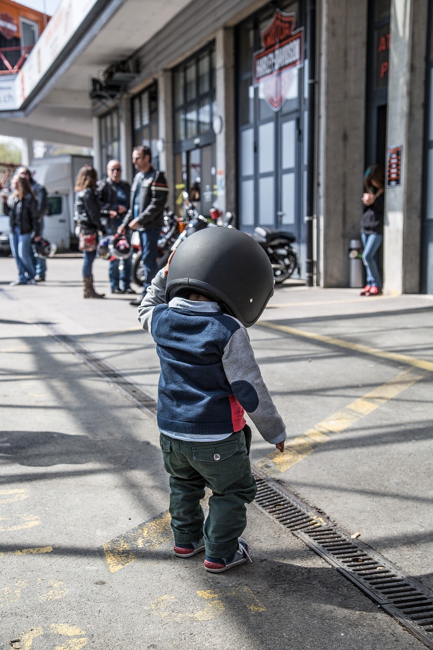 Image - baby biker harley motorcycle biker