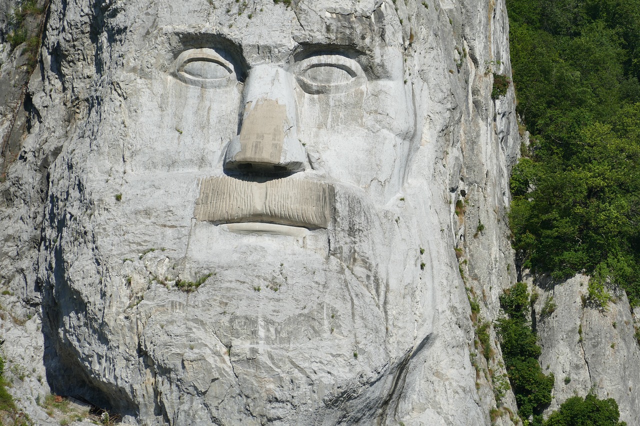 Image - danube river serbia landscape rock