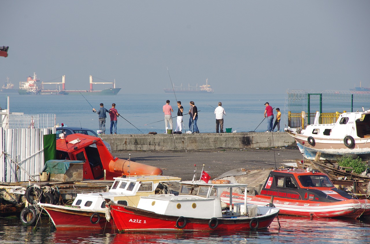 Image - istanbul marmara sea fishermen