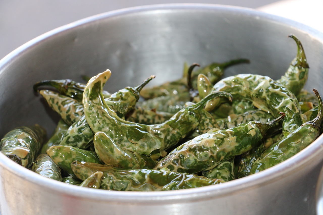 Image - chiles green fried