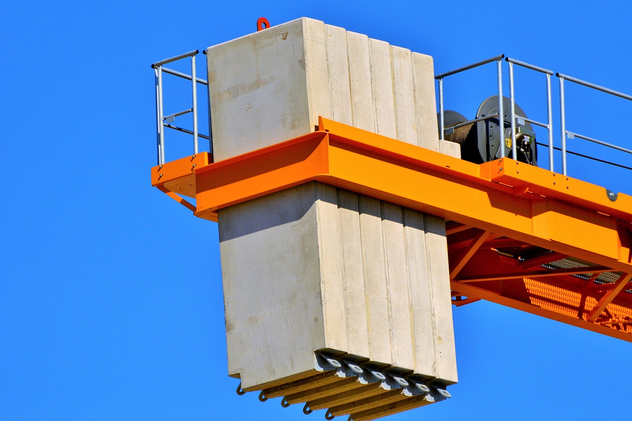 Image - crane baukran counterweight site